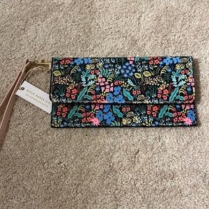 Rifle Paper Co for Anthropologie Travel Wallet new with tags